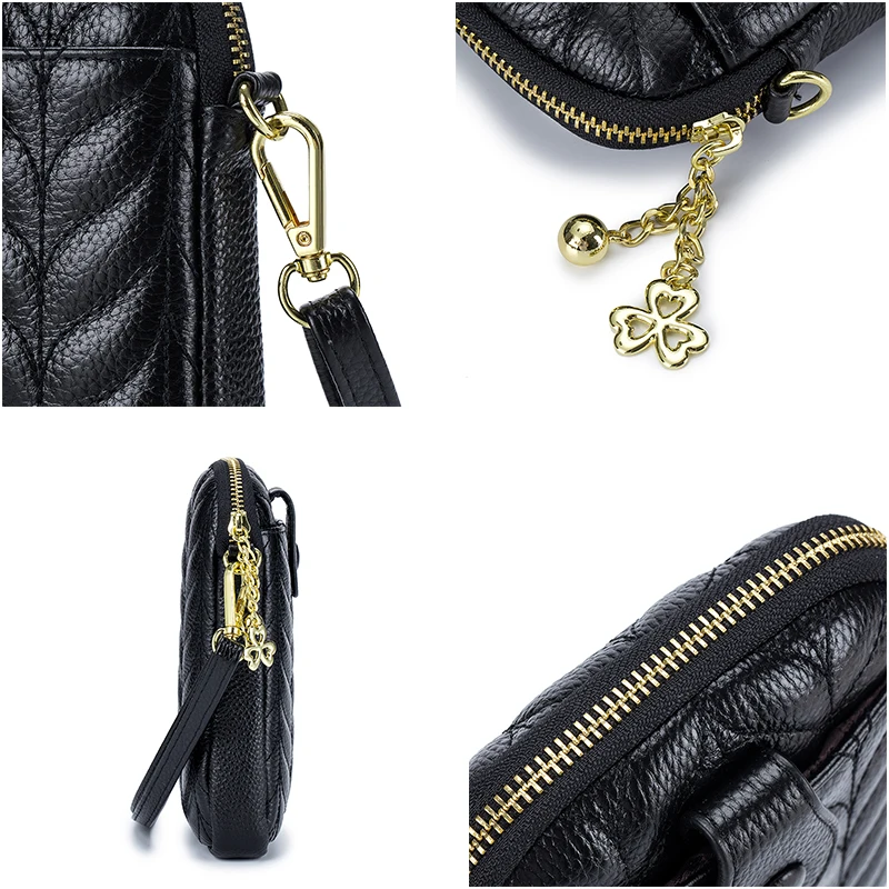 Brand Ear of Wheat Design Women's Purses and Handbags Shoulder Bag Designer Small Crossbody Bag Female Clutch Bag Real Leather