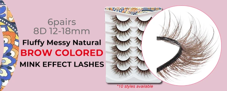 Description Picture 4 of itemAbestyou 20 Pairs False Lashes Short Wispy Individuals 3d Faux Mink Eyelashe Extension Takma Kirpik Por Mayor Atacado Maquiagem