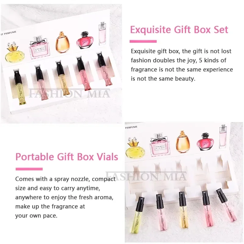Set profumi floreali donna eau de toilette fresca lunga durata_voghion.com