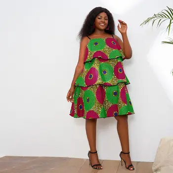 Alternative view of Chidinma Sleeveless Ankara Dress