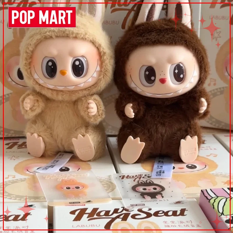 Genuine POP MART Labubu V2 The Monsters Have A Seat Series Blind