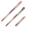 Kolinsky Hair Acrylic Nail Brush, Clear Crystal Handle  Oval Shaped Acrylic Nail Brushes, Acrylic Powder Brush Set 1