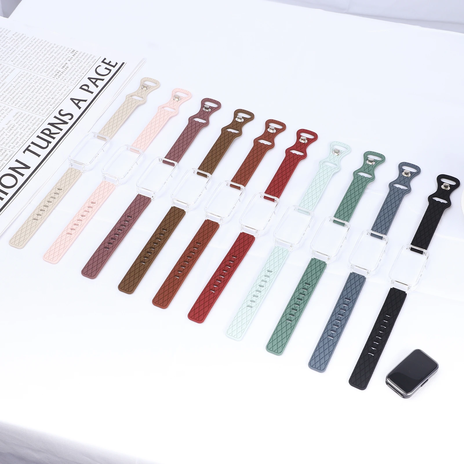 Silicone Sport Bracelet with Transparent Case