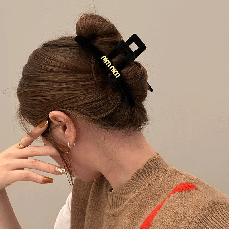 Plastic Hair Clips 13CM Korea Girls Hairpins Acetate Sheet Acrylic Crab hair Claw clips For Women