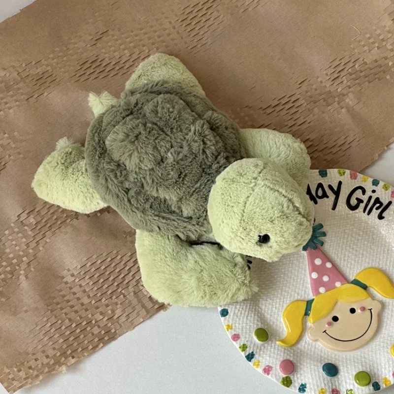thumbnail image 1 of Juguetes de peluche de tortuga realista, tortuga marina, muñeco de animal suave y lindo, llavero de peluche, bolsa de coche, regalo para niños, 1 of 4