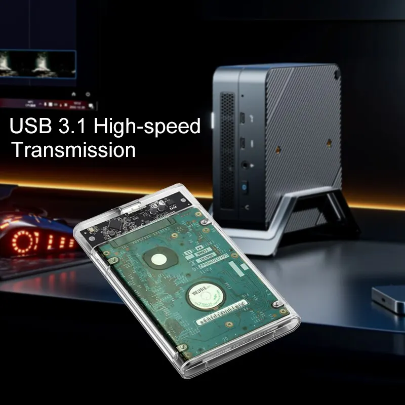 UnionSine MicroB  丮 HDD ̽, USB 3.0, 2.5 ġ, SATA 5Gbps HDD SSD ϵ ̺ Ŭ,  UASP, PC ƮϿ