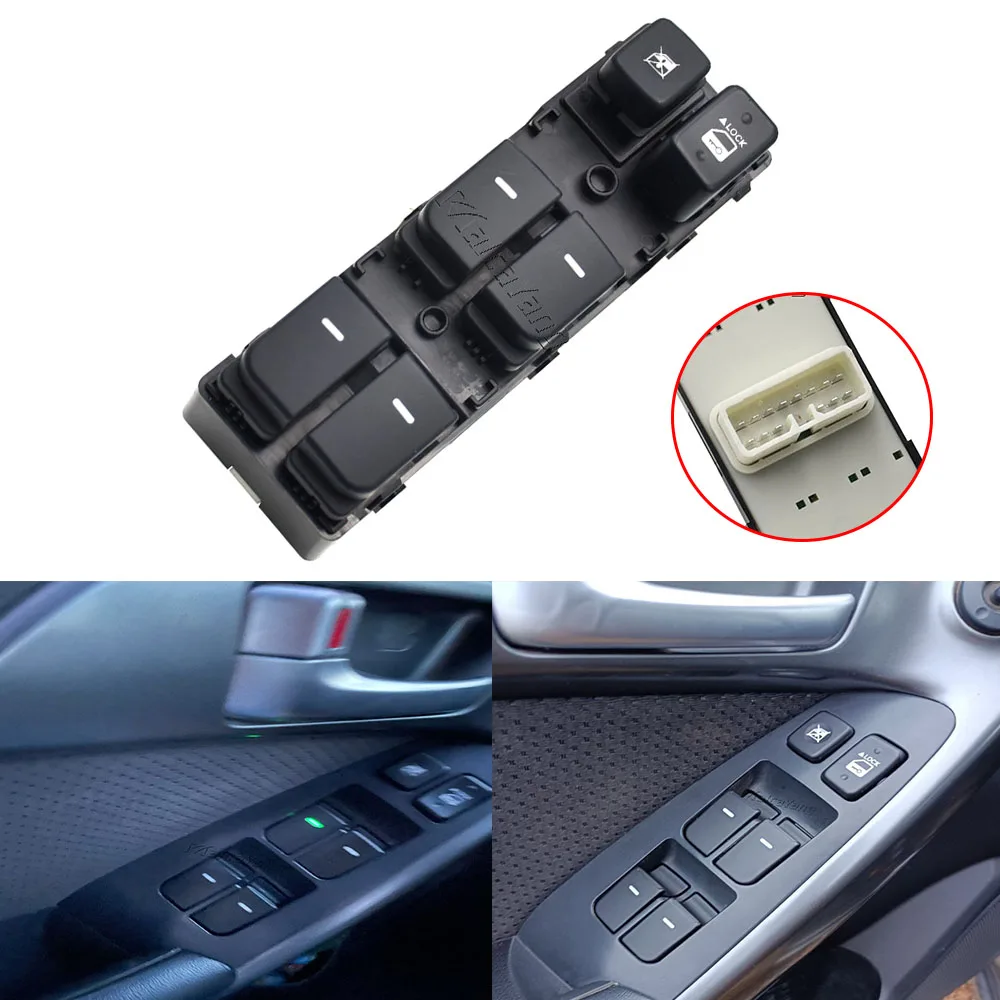 Muslimelectric Power Master Window Control Lifter Switch Button Per Kia Forte Cerato 2010 2011 2012 93580-1X000