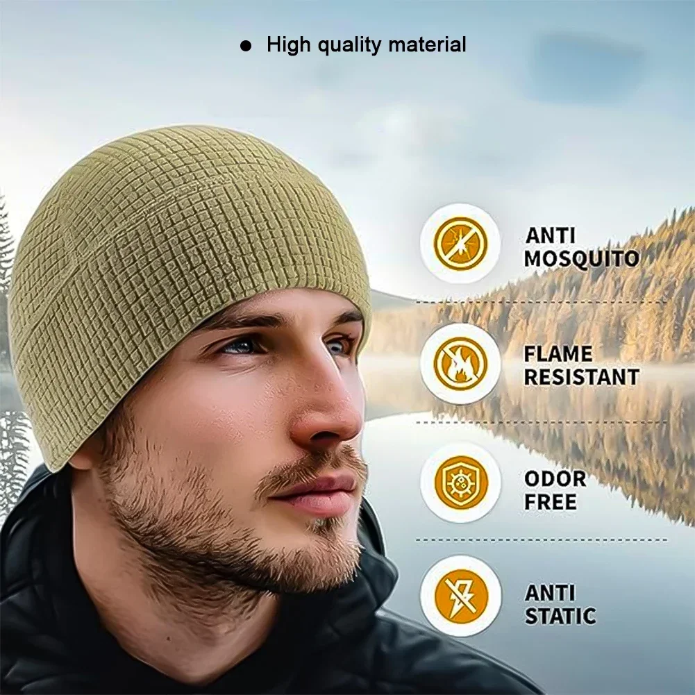 Winter Cycling Ski Caps Shaped Mesh Tactical Outdoor Hat Outdoor Running Ski Riding Windproof Winter Sports Hat