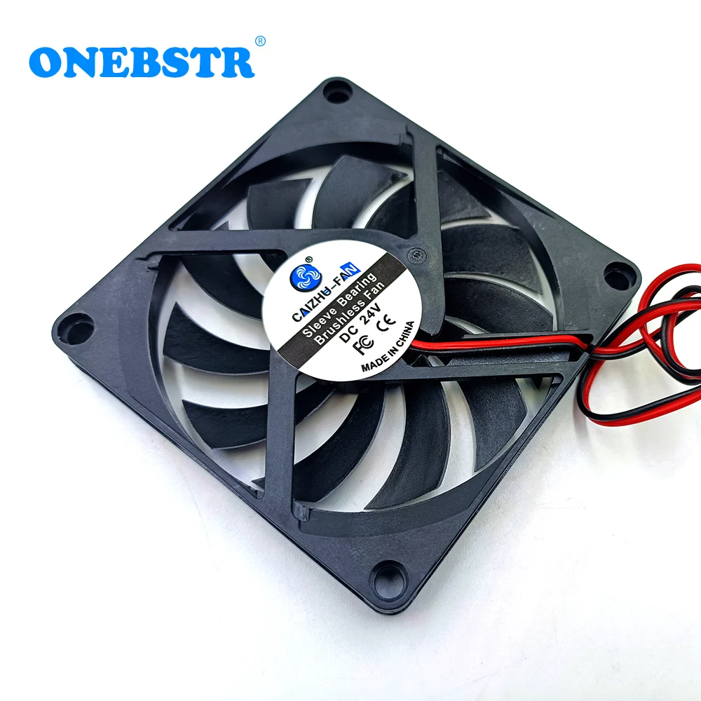 Ventilador sem Escova com Rolamento para Computador Cpu 5v 12v 24v 80x80x10 mm Dissipador de Calor do Computador Fonte de Alimentação - Imagem 5
