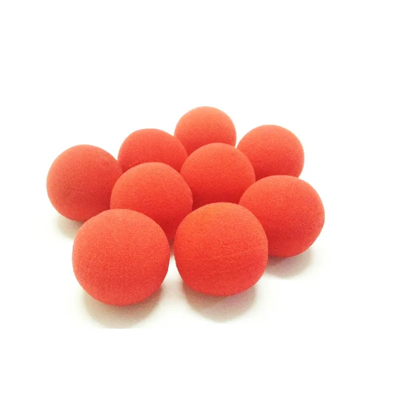 4.5Cm 50 Pz/Borsa Soft Super Sponge Balls (Rosso),Close-Up,Illusions, Trucchi Accessori, Mentalismo, Giocattoli, Gimmick, Divertimento