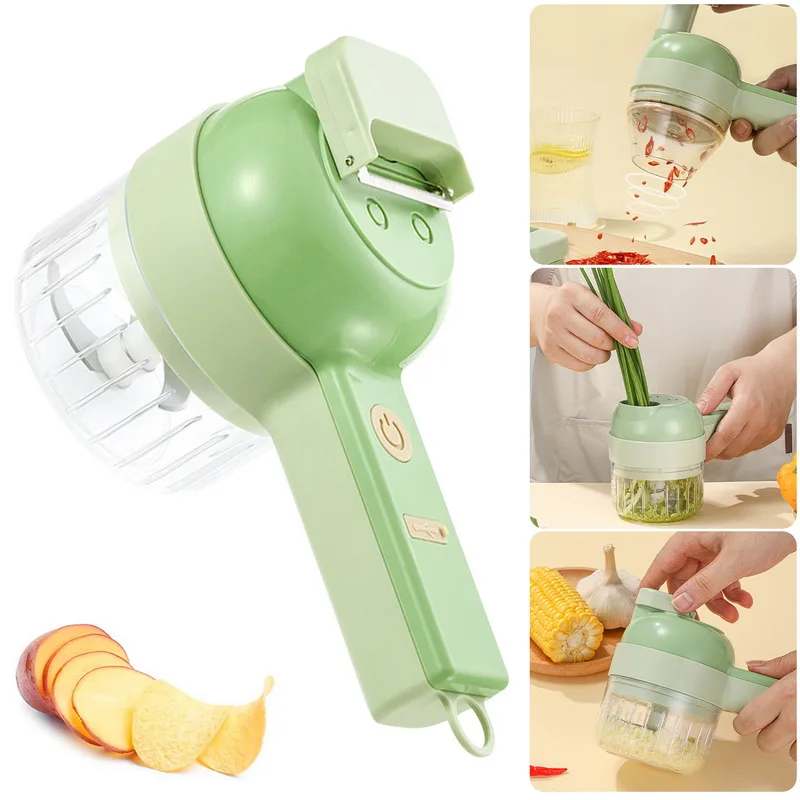 Electric Garlic Masher Electric Garlic Chopper Usb Charging Ginger