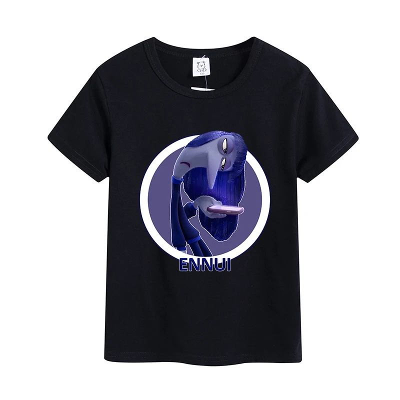 thumbnail image 1 of Camiseta de Inside Out 2 para niño y niña, ropa de verano con dibujos animados Kawaii, Tops informales, camisetas de algodón para bebé, Tops Harajuku, regalo, 1 of 5