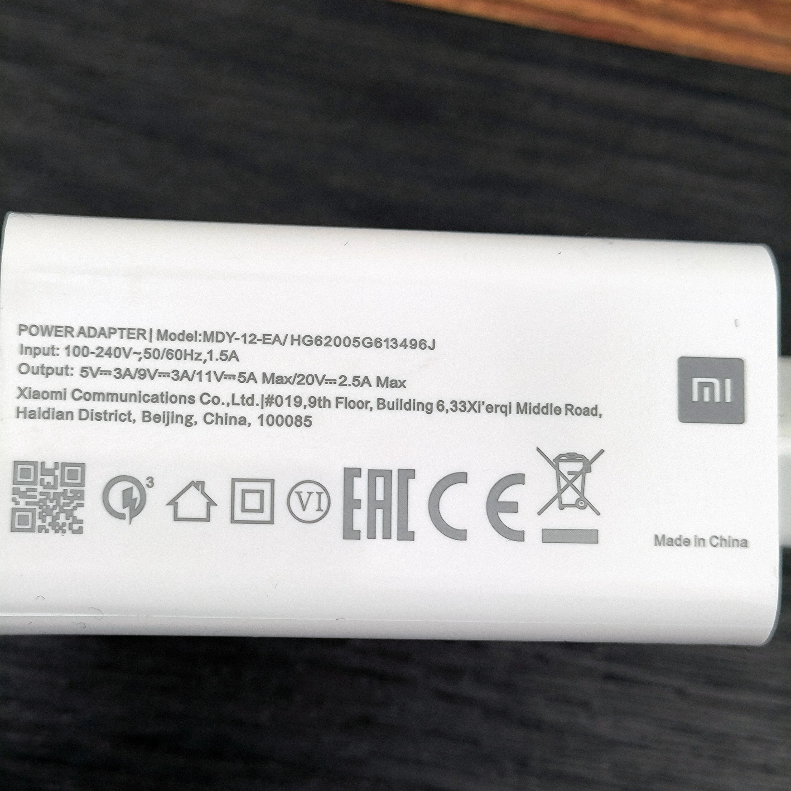 Xiaomi Chargeur 55W Turbo avec Câble USB Type-C 6A – Adaptateur Secteur Charge Rapide Compatible Redmi, Mi, Samsung 8 Sb4be0e9dae604825ad7bb2e7b9cc567ez