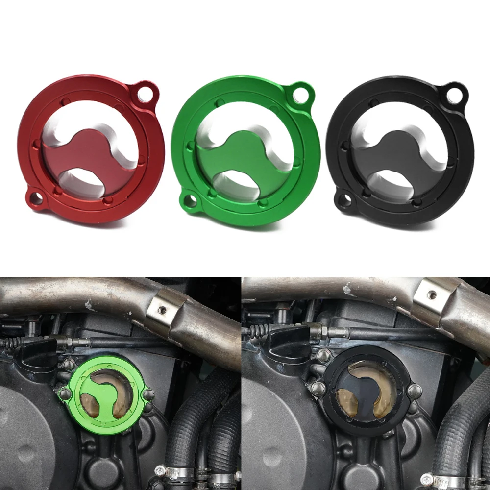 

For Kawasaki KLR650 KLR 650 1987-2022 Motorcycle CNC Aluminum Oil Filter Cover Cap