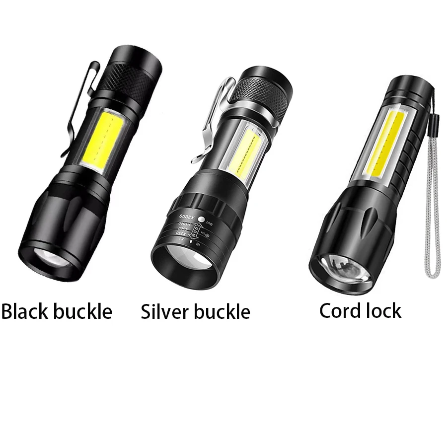 Mini Flashlight Mini Torch LED Rechargeable Flashlight Portable USB Charging Flashlight High Power Bank Camping Waterproof Long Range Lantern
