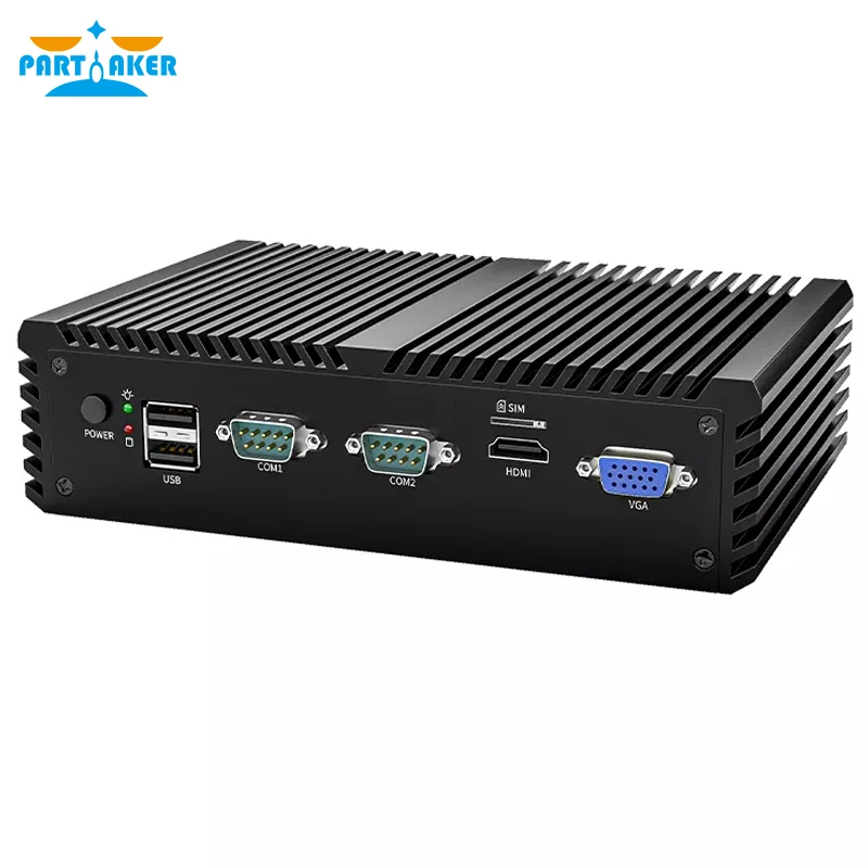 Partaker Intel N5095 N5105 Soft Router Fanless Mini PC 5 x i225 i226 LAN  HD-MI VGA 2 COM WiFi 4G POE pfSense Firewall Appliance
