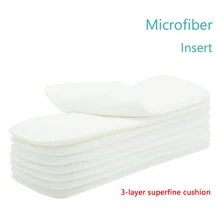 

Drop Shipping Washable Reuseable Baby Cloth Diapers Nappy Inserts Microfiber 3-Layer Ultra-Fine Mat Super Absorbent 35*13.5