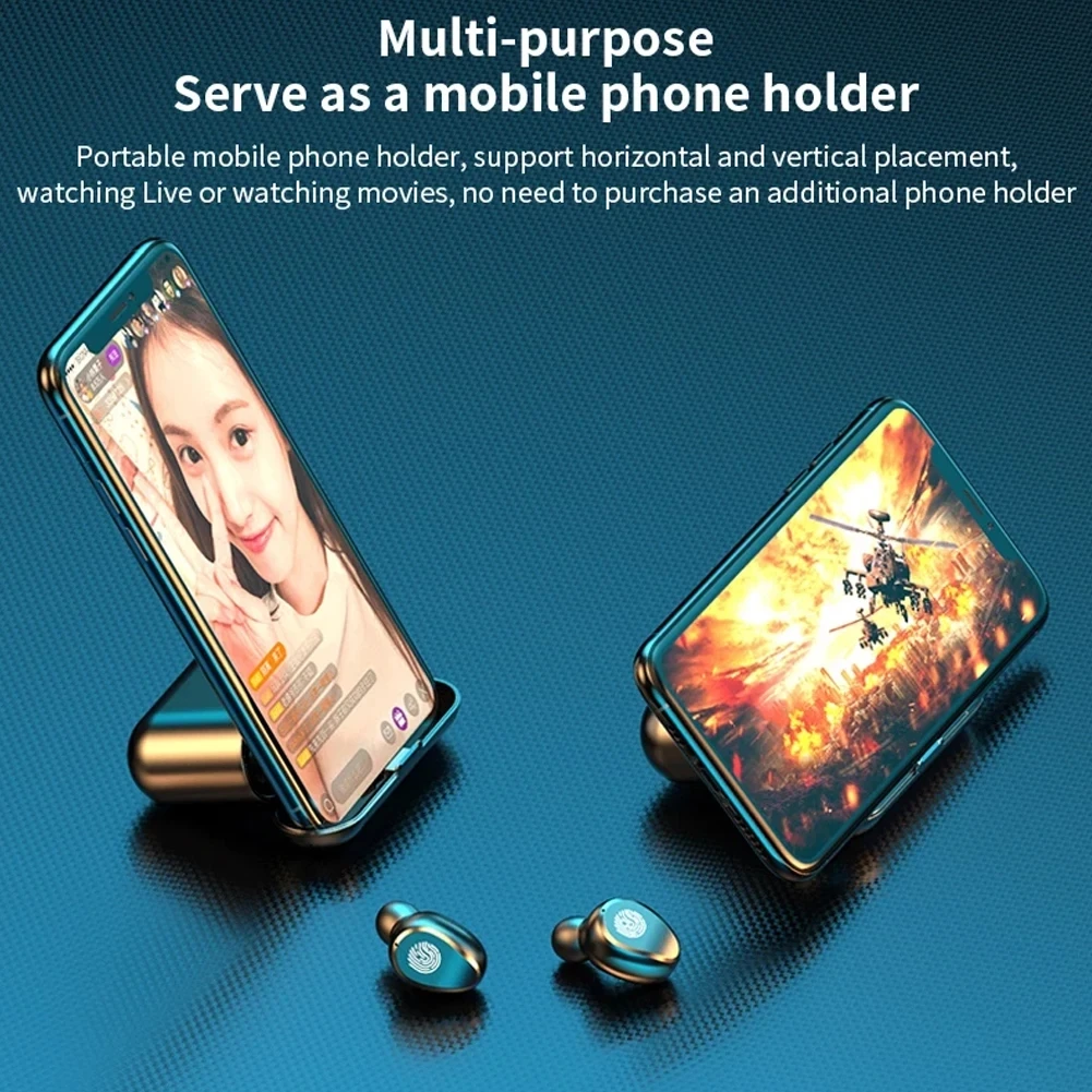 Description Picture 6 of itemBluetooth 5.1 TWS Earphones Wireless Headphone Stereo Headset Sports Waterproof Earbuds Headsets for Samsung Galaxy A52s Oppo