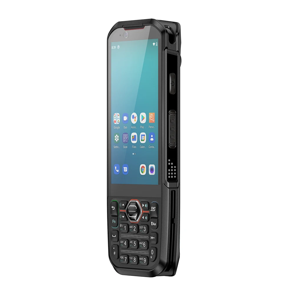 견고한 IoT 휴대용 단말기 4.2인치 HD 옥타코어 6GB+64GB 안드로이드 13 4G LTE BT5.0 NFC GPS 20MP 카메라 바코드 스캐너 IP66 PDA