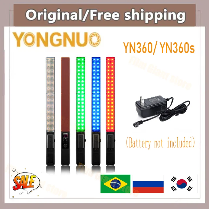 Yongnuo YN360 YN360s LED Video Light Adjustable Color Temperatur 3200k