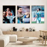 ⁦ملصقات جدارية ذاتية اللصق لليونيل ميسي | Lionel Messi Self-Adhesive Art Wall Sticker Poster⁩ - الصورة ⁦4⁩