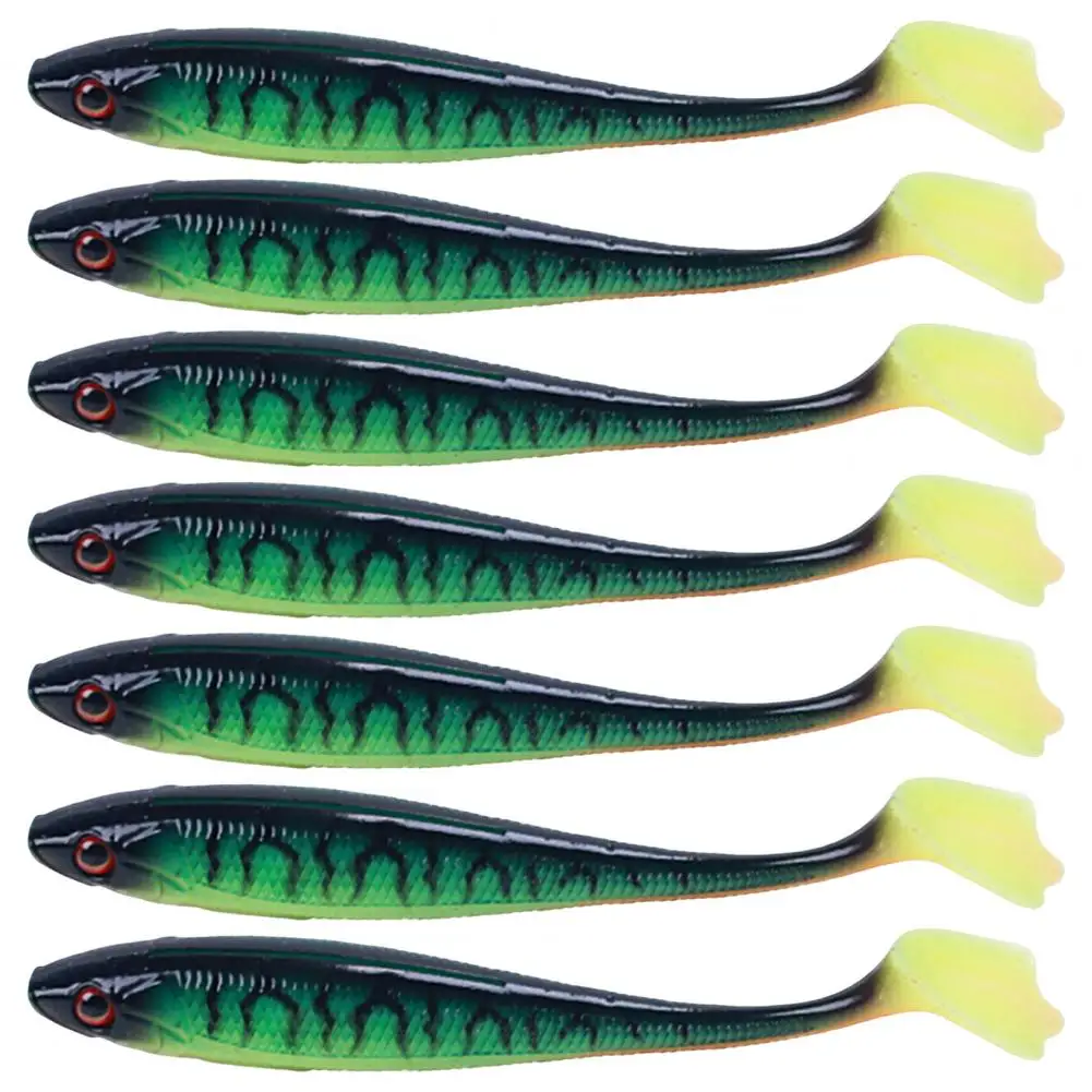 T Tail Fake Fish 3D Simulated Fisheye Simulation Design Angling Soft Bait  Fishing Lure Bait Fake Bait for Outdoor Fishing