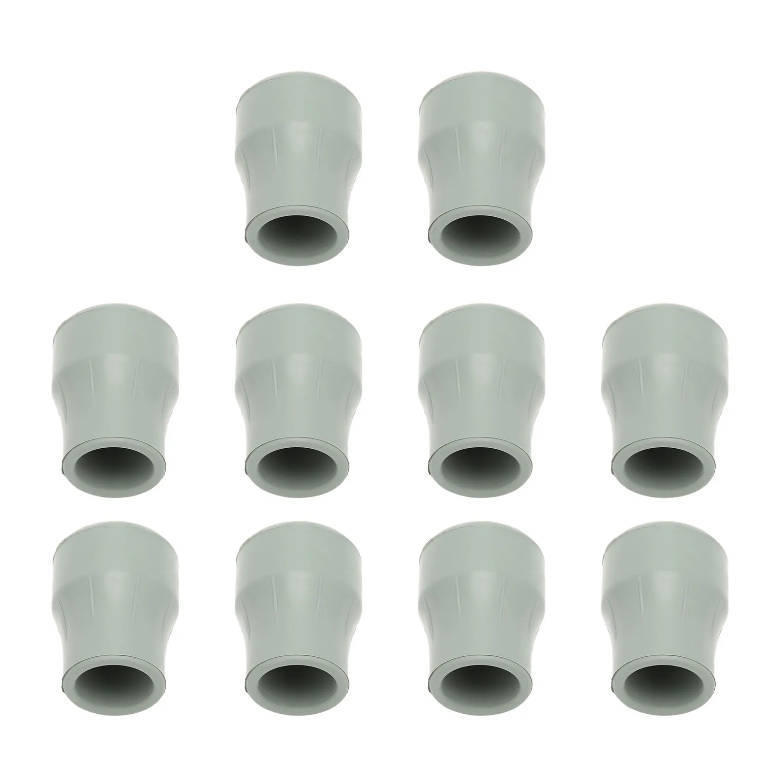 10PCS Rubber Buffer Crutch Tips Replacement Non Slip Cane Tip Protector 22mm Inner Diameter