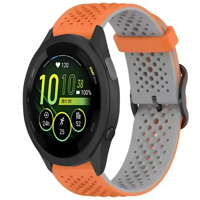 Premium Silicone Sports Wristband, 20mm & 22mm, Compatible with Multiple Smartwatches