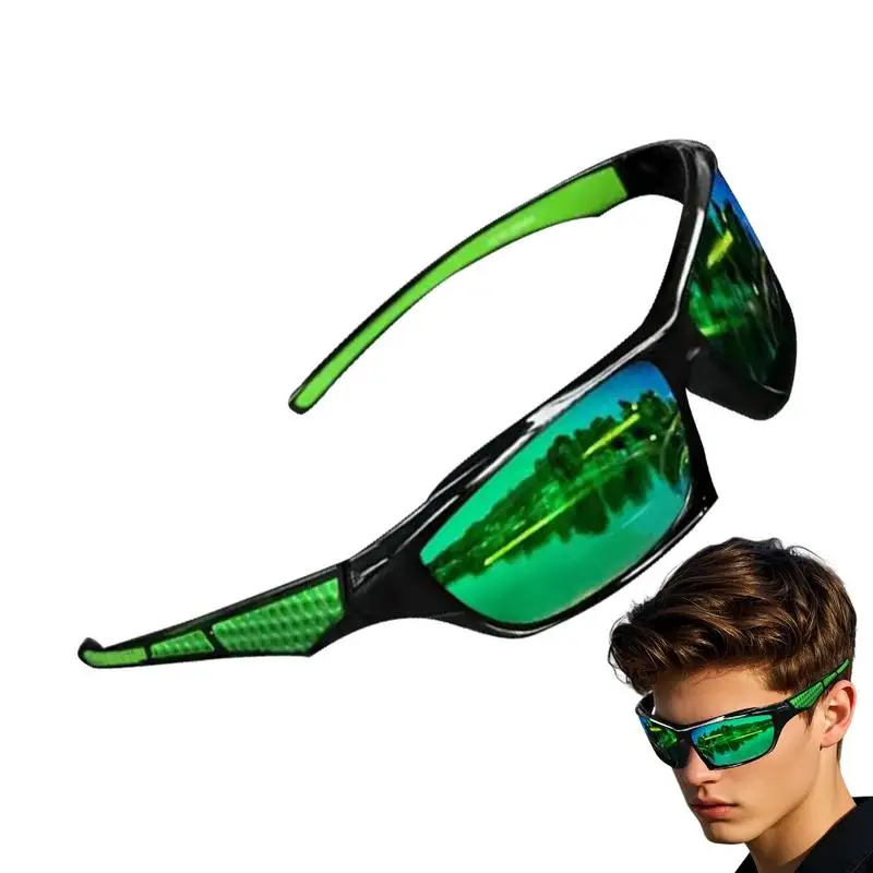 Men's Polarized Sunglasses Comprehensive Protection Sun Glasses Comfortable Fashion Shades Outdoor Sports Eyewear for Driving