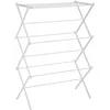 Foldable Portable Laundry Rack for Air Drying Clothing, Indoor Outdoor Use - 14.5" D x 29.5" W x 41.8" H, White 1