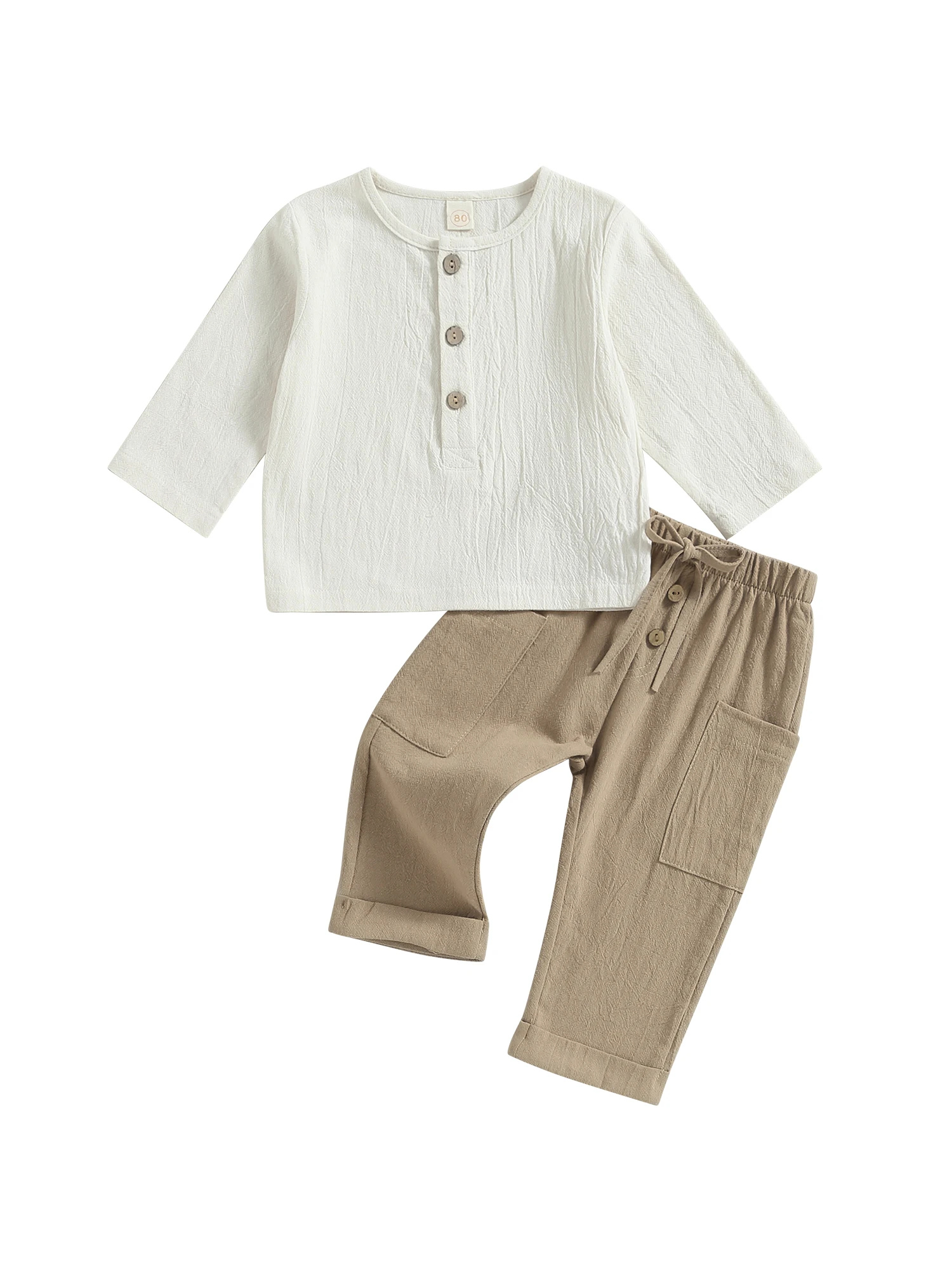 

Toddler Boys 2PCS Hooded Sweatshirt and Jogger Pants Sets with Long Sleeves and Elastic Waistband