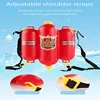 Fireman Role Play Pool Toys Fire Extinguisher Watergun Large Capacity Water Gun Fire Backpack Water Gun Firefighter Toy 5