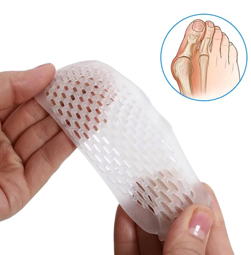 1 Paar Zehenpolster, weiches Silikongel, stoßfest, Anti-Vorfußpolster, Zehentrenner, Mittelfußkorrektur, Fußpflege, Schuhe, Kissen – Detail 5