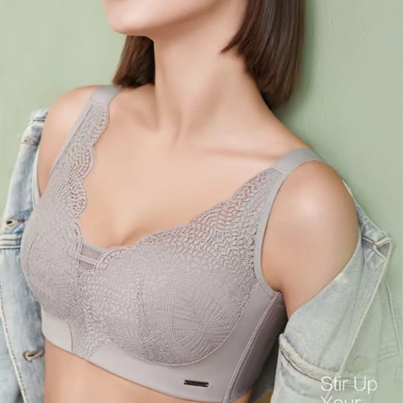 Size from 36/80 to 42/95C/D Seamless Bra  Underwear Looks Small Push Up  Thin Sexy Bra