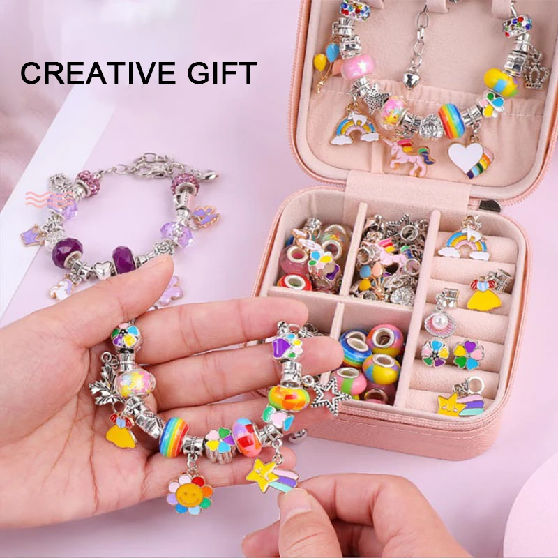 

Children's Educational DIY Beaded Bracelet Set Is Suitable As A Beautiful Gift For Children