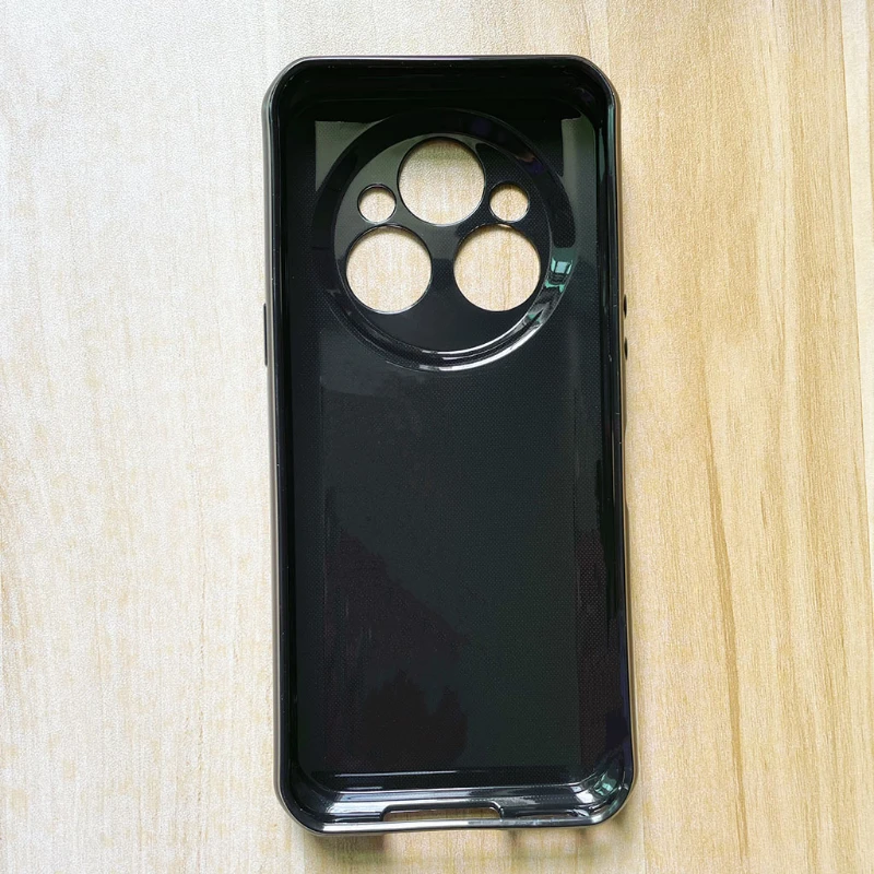 Soft TPU Black Transparent Phone Case Protective Cover Shell