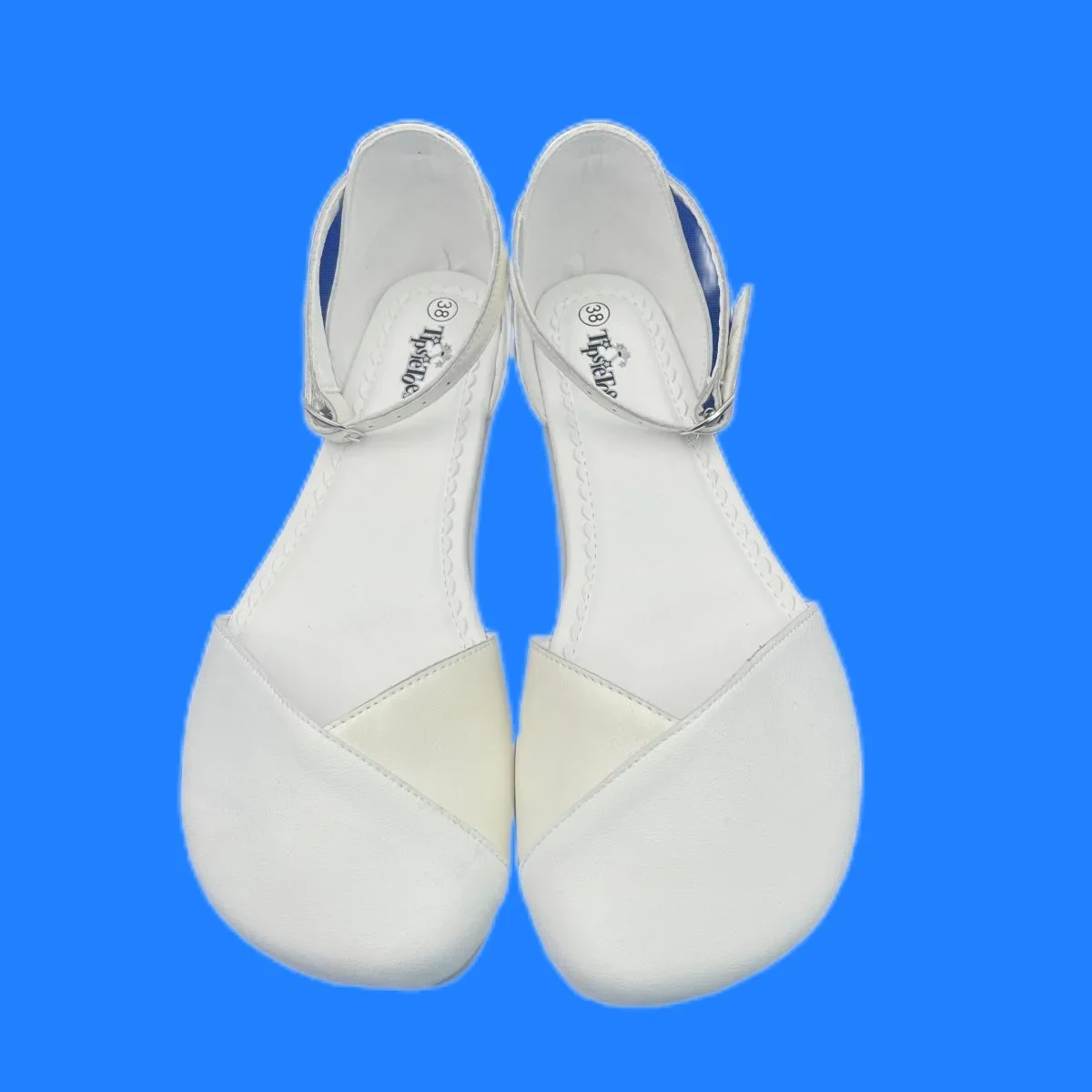 Tipsietoes 2025 Sprinng Summer Barefoot Genuine Leather Flat Sandals Women With Soft Sole Zero Drop Wider Toes Box LIght Weight 4