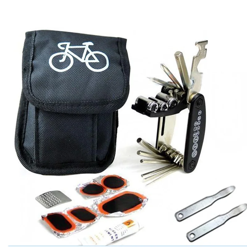 Road Bike Tool Kit Mountain Bike Patch Kit Bicycle Repair Tool Set