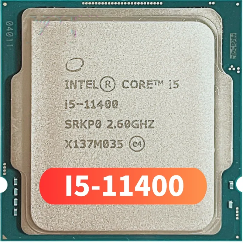 Intel Core i5-11400 New i5 11400 2.6 GHz Six-Core Twelve-Thread CPU  Processor L3=12M 65W LGA 1200 Intel Core i5-11400 New i5 11 - AliExpress