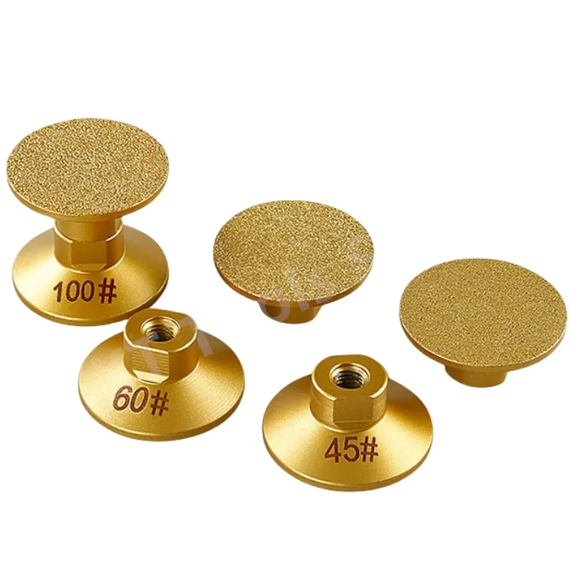 2Inch 50mm Brazed Flat Grinding Head Abrasive Sanding Tools Marble Granite Quartz Cobblestone Stone Grind Trimming Chamfering