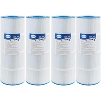 Filter material Pleated Fabric Filter Media Pool Filter Cartridge Replaces, 4X80 sq.ft. 4 Pack 1