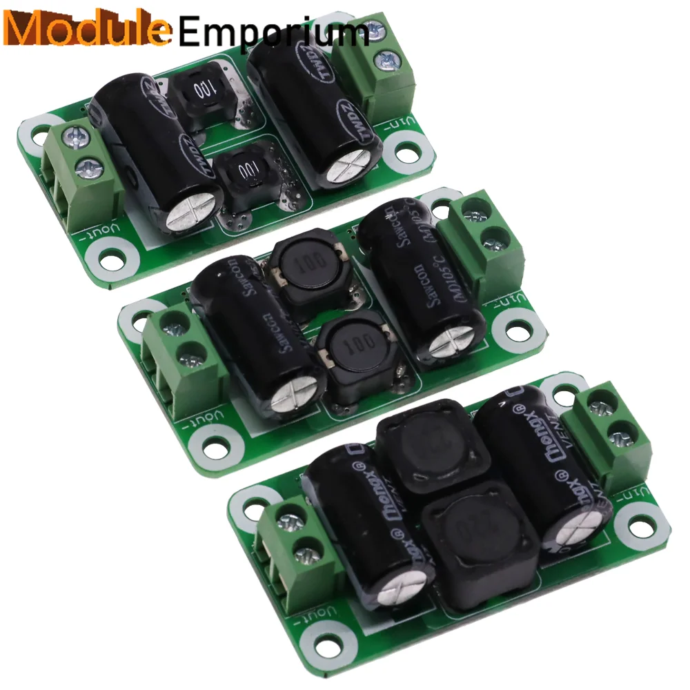 DC Power Filter Board 025V/050V 2A/3A/4A Class D Power Amplifier Module Interference
