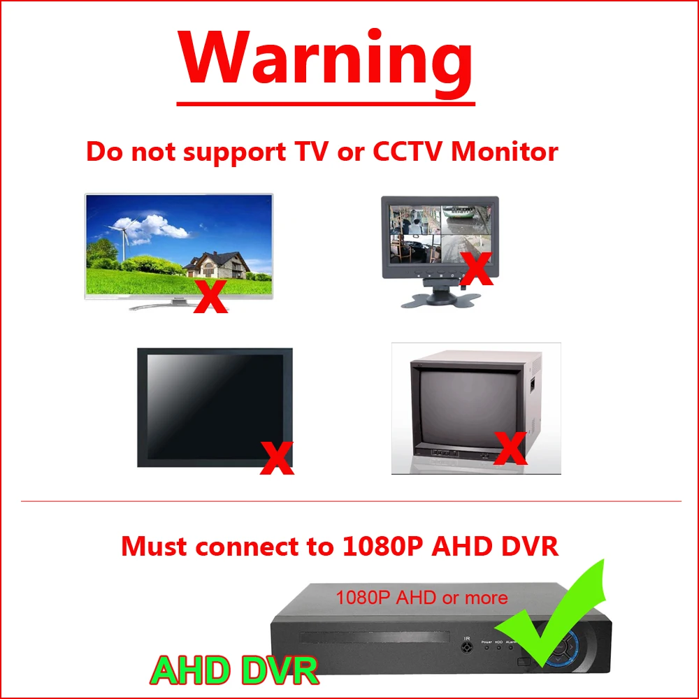 Caméra AHD 1080P DIY pour DVR - Capteur 1/3" NTSC/PAL