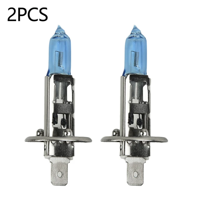 2 stücke H1 Auto Kopf Licht Halogen Birne HOD Verbesserte Quarz Halogen  Lampe 12V 100W Scheinwerfer Weiß Hohe lumen 4300k 25x120M - AliExpress