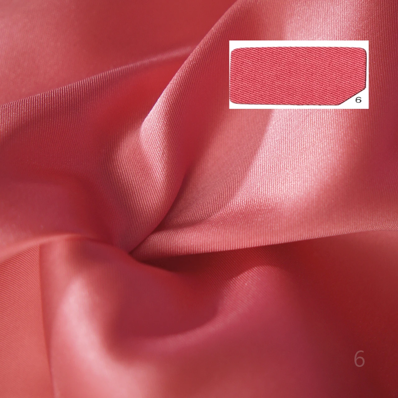Elegant Red and Pink Mikado Satin Evening Dress Fabric - Twill Satin