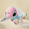 New Colorful Tie Dyeing Stitch Rabbit Plush Party Style Stitch Interstellar Baby Cartoon Pillow Gift Children's Sleeping Pillow 4
