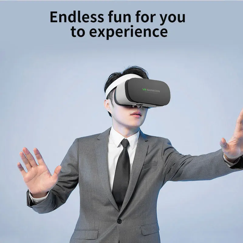 G19 Reality 3D VR Shinecon Google Cardboard Headset Virtual Glasses For Ios Android Smartphone_voghion.com