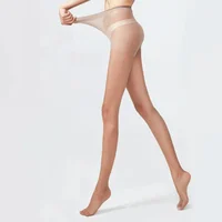 Collants en Nylon Ultra-fins sans couture pour femmes, bas transparents à orteils, Sexy, chaussettes transparentes, 4 paires/lot 3