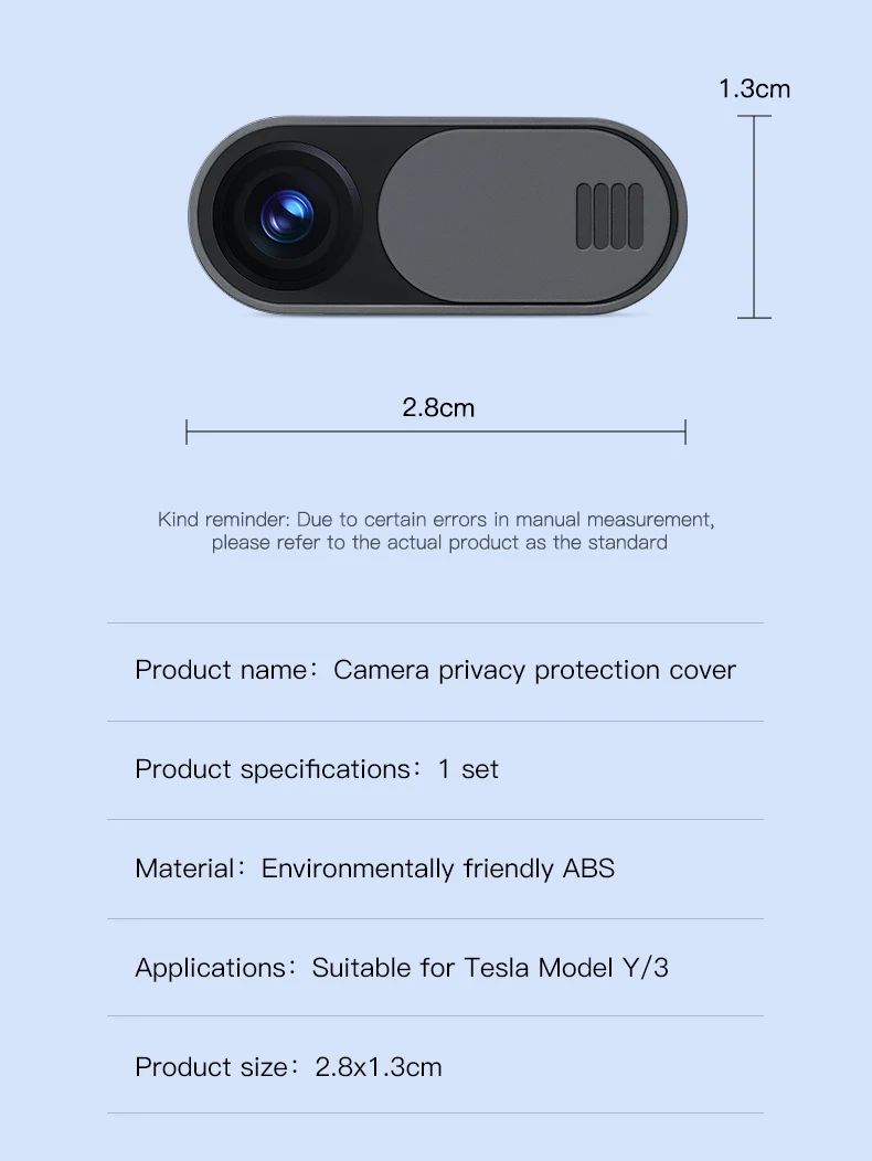 YZ Für Tesla Modell 3Y Highland Juniper Kamera Abdeckung für Tesla Auto Monitor Ultra-Dünne Webcam Aufkleber Innen zubehör – Detail 10