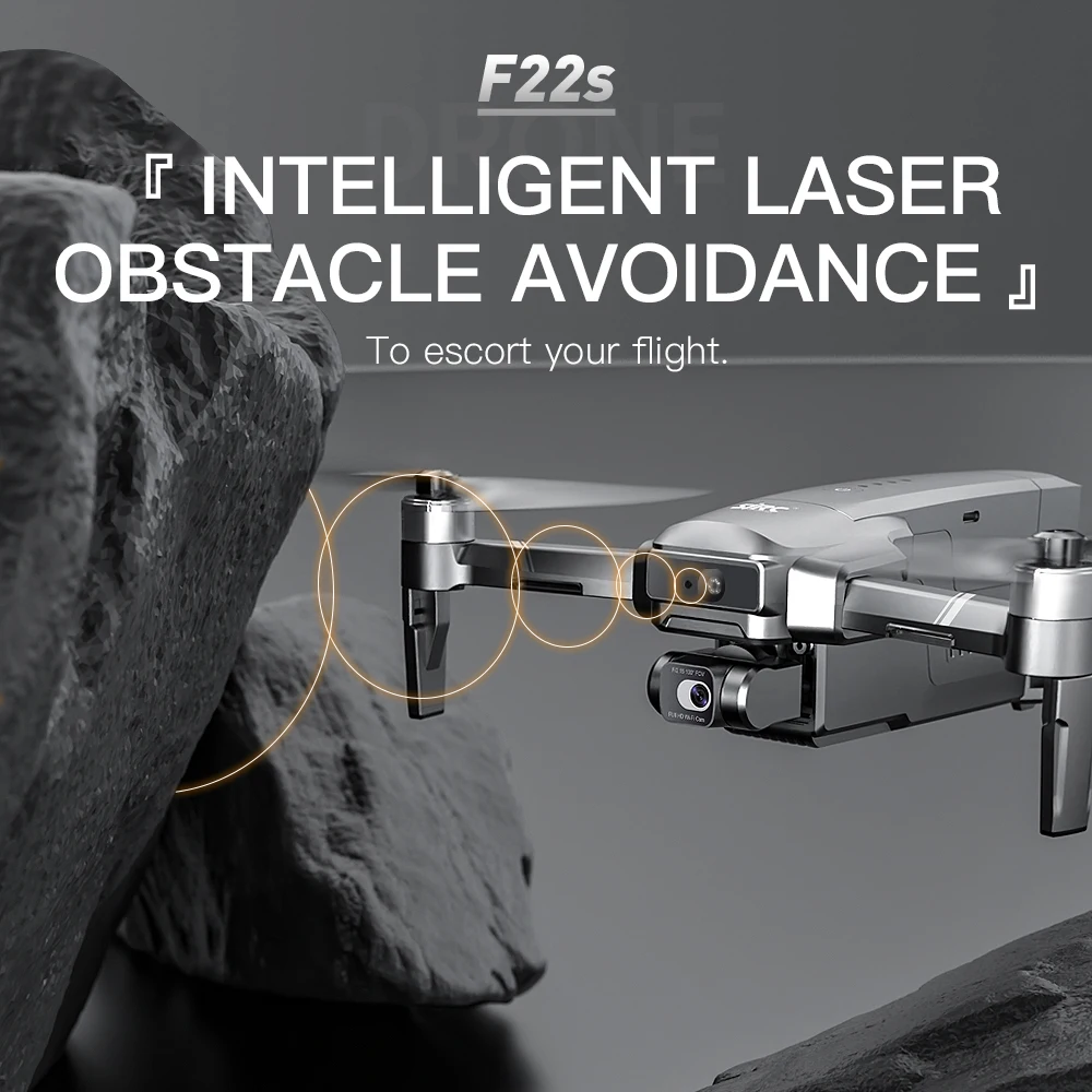 F22S RC 드론, 전문 듀얼 HD 카메라, 항공 사진, FPV 헬리콥터, 장애물 회피, 접이식 RC 쿼드콥터 장난감, 신제품